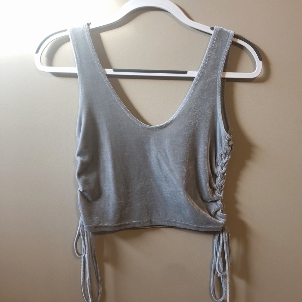 American Eagle velvet tank